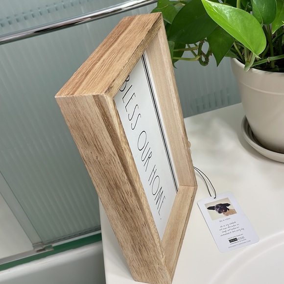 Rae Dunn BLESS OUR HOME wood Sign - Picture 5 of 10